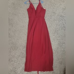 Women's V-Neck Formal Dress